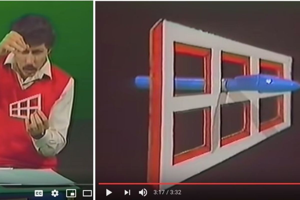 optical illusions, magic shows, ames window