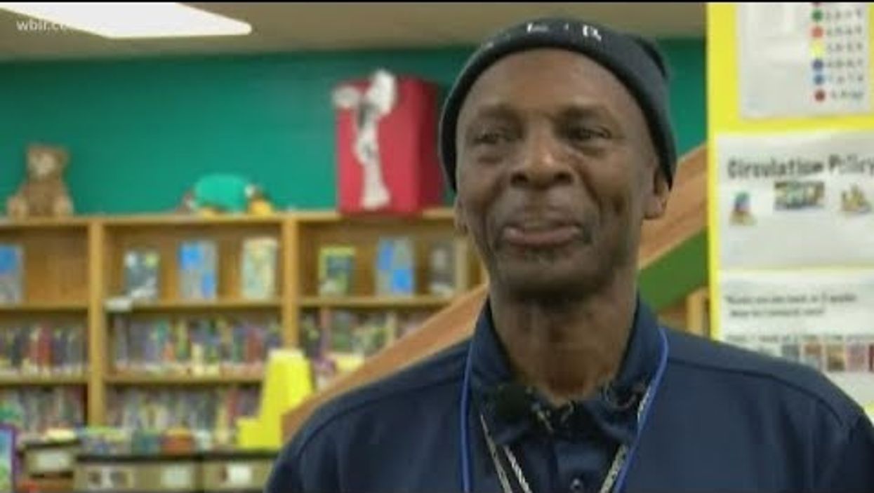 A Tennessee school custodian walks 2 miles to work every day, so teachers bought him a car