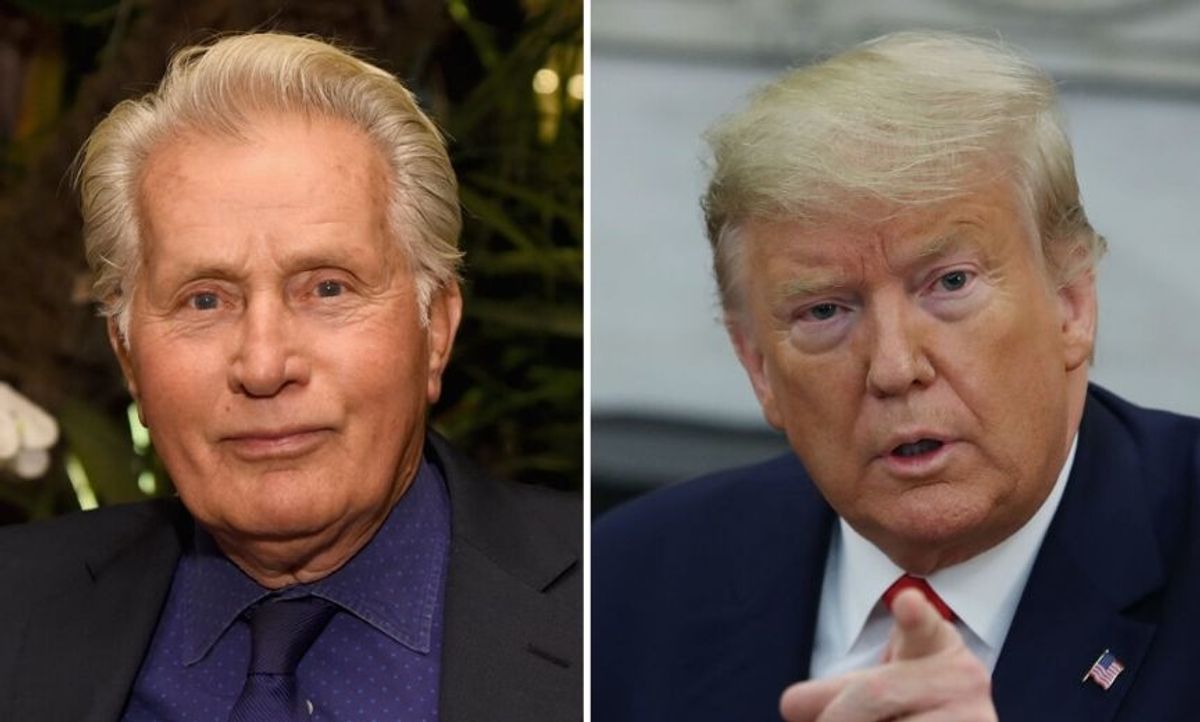 'The West Wing' Star Martin Sheen Just Trolled Trump Hard With A Shady New 2020 Bumper Sticker