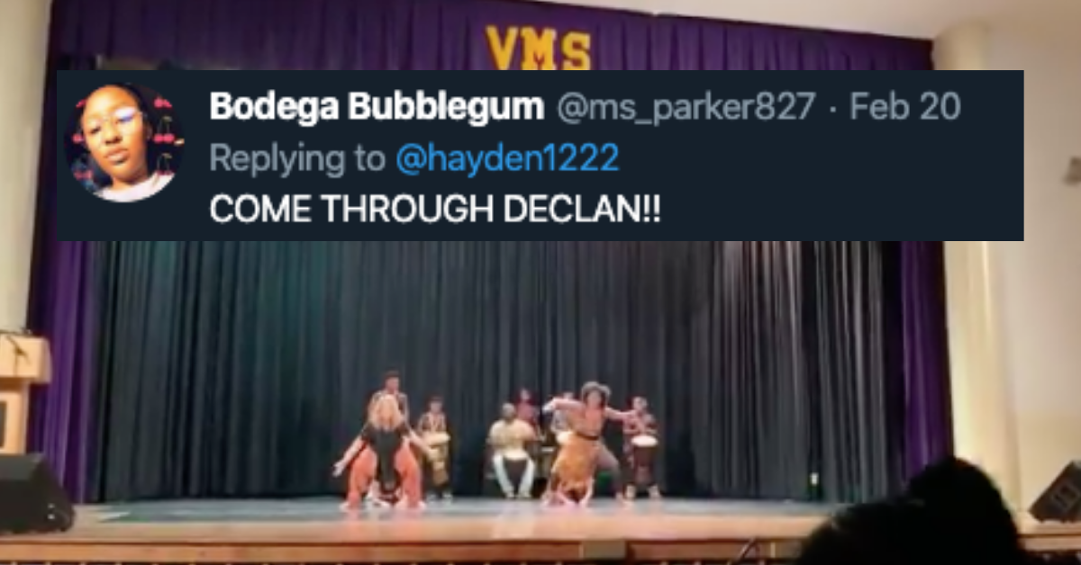 Mom's Video Of Her White Gay Son Performing With His School's West African Drum And Dance Group Has The Internet Cheering