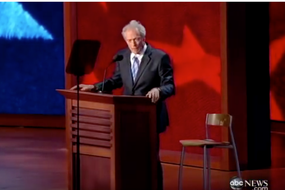 Clint Eastwood Might Vote For Different Empty Chair Than Trump This Time