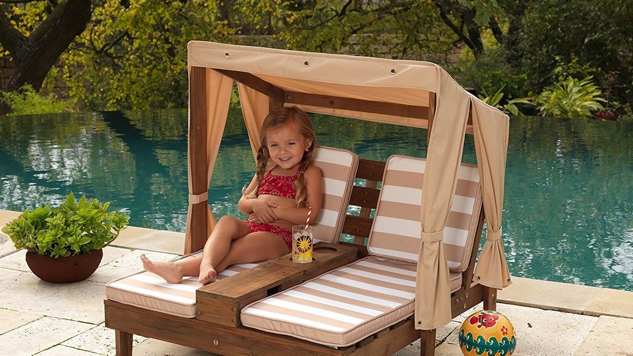 These child-sized chaise lounges will keep your kids out of the sun in style this summer