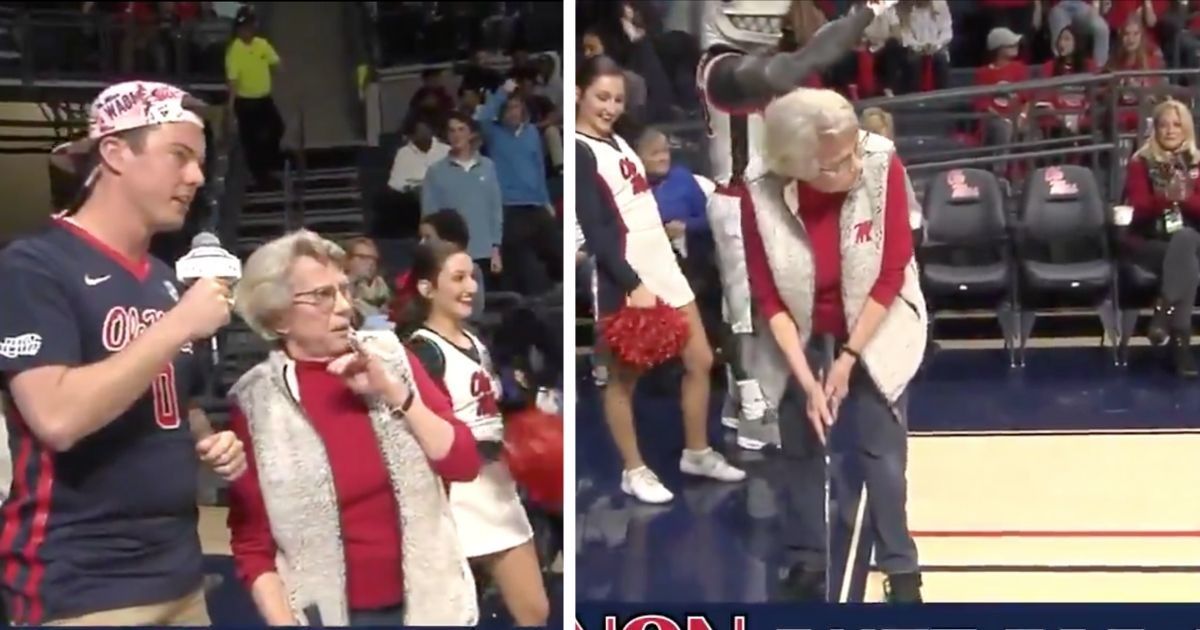 Ole Miss Crowd Goes Wild After 86-Year-Old Woman Sinks A 94-Foot Putt To Win Herself A Brand New Car