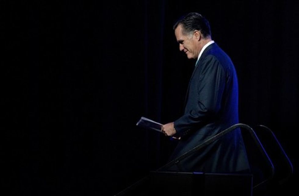 To Win GOP Nomination, Mitt Romney Erased His Only Credential