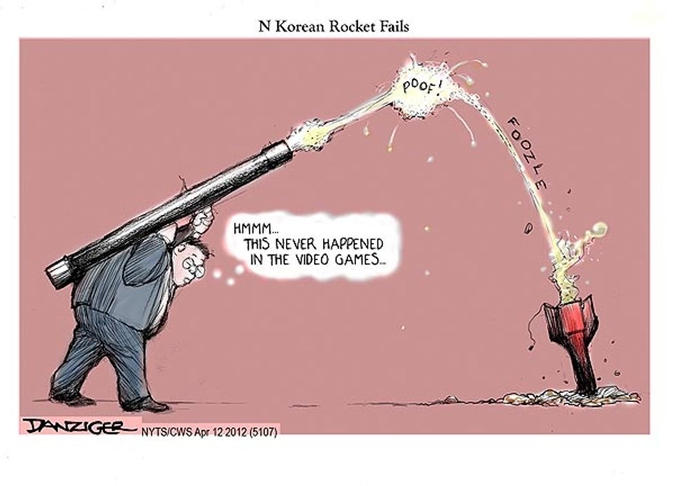 North Korean Rocket Fails