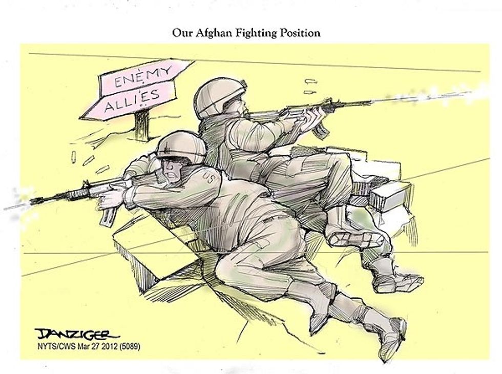 Our Afghan Fighting Position