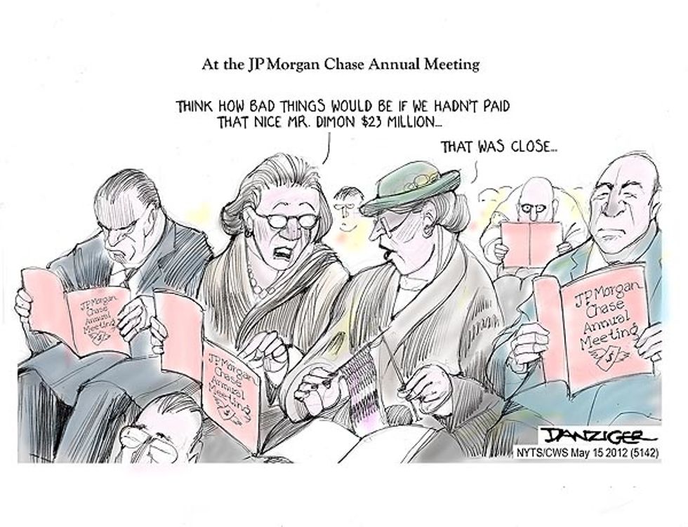 At The JPMorgan Chase Annual Meeting