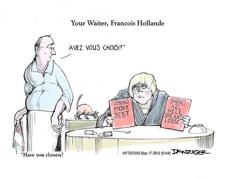 Your Waiter, Francois Hollande
