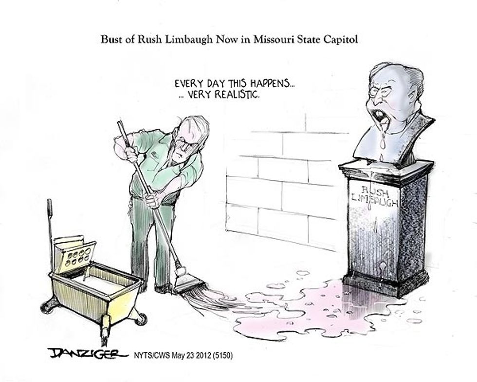 Bust Of Rush Limbaugh Now In Missouri State Capitol