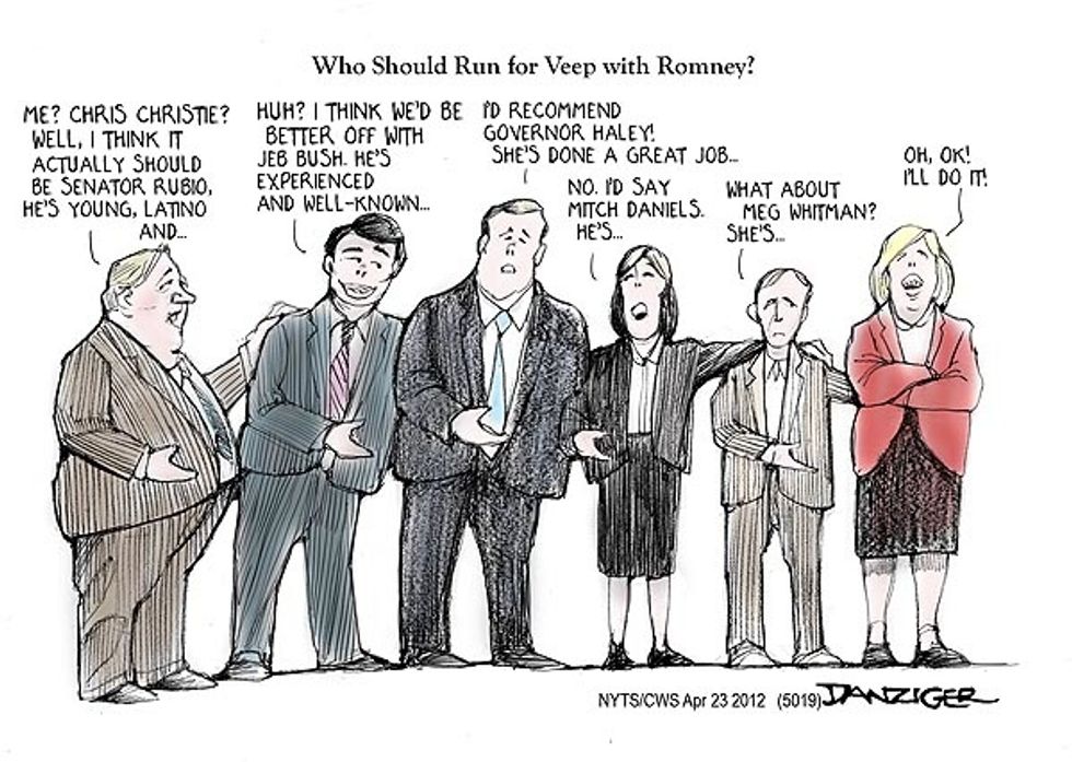 Who Should Run For Veep With Romney?