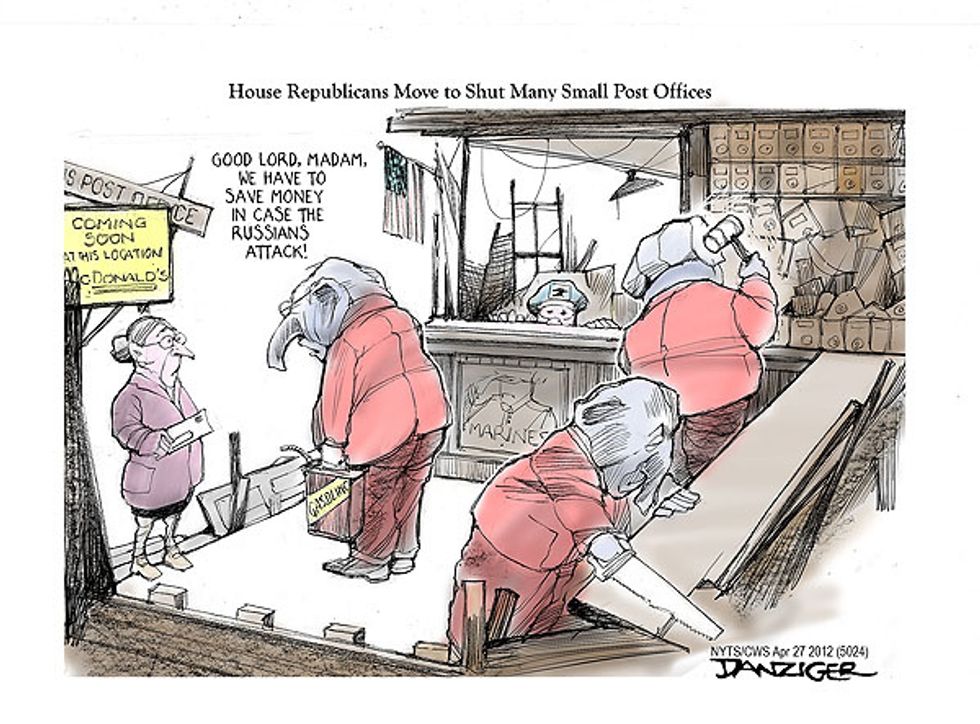 House Republicans Move To Shut Many Small Post Offices