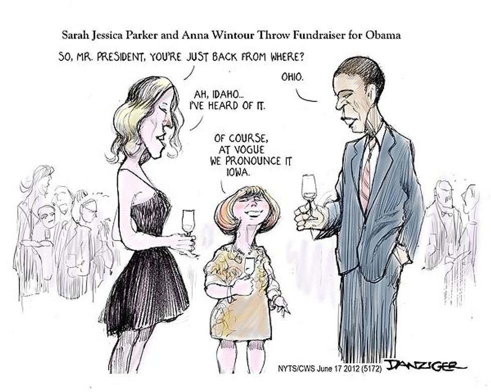Sarah Jessica Parker And Anna Wintour Throw Fundraiser For Obama