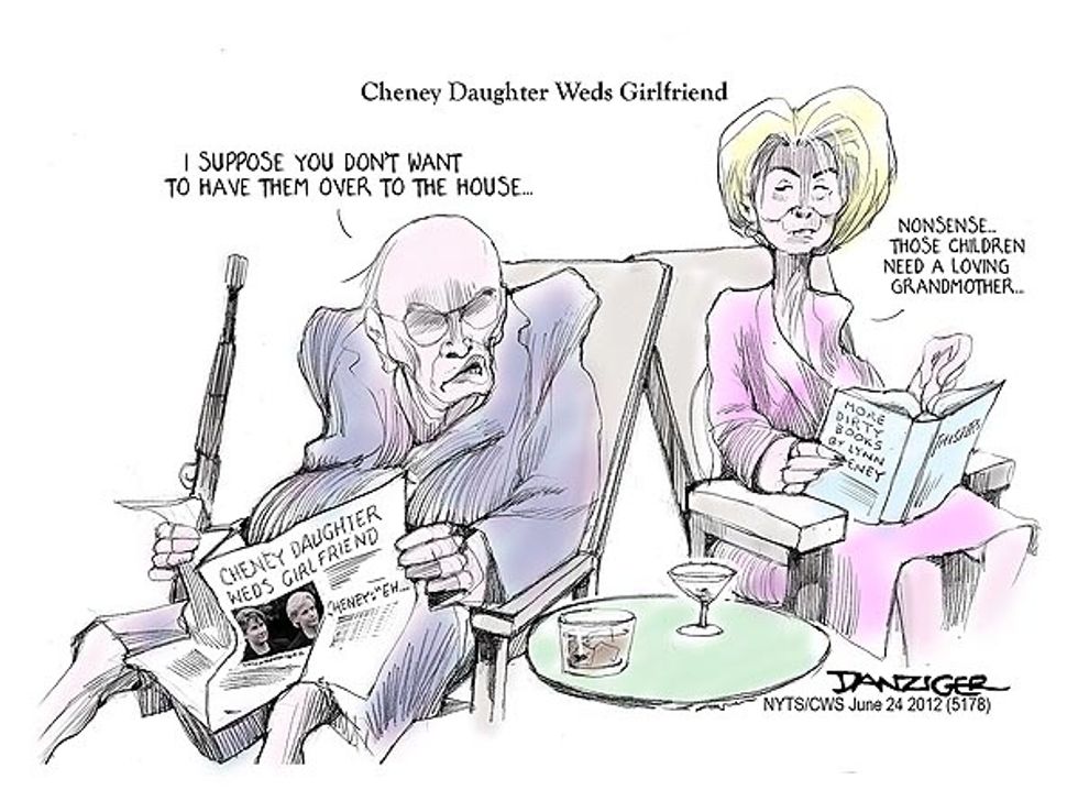 Cheney Daughter Weds Girlfriend