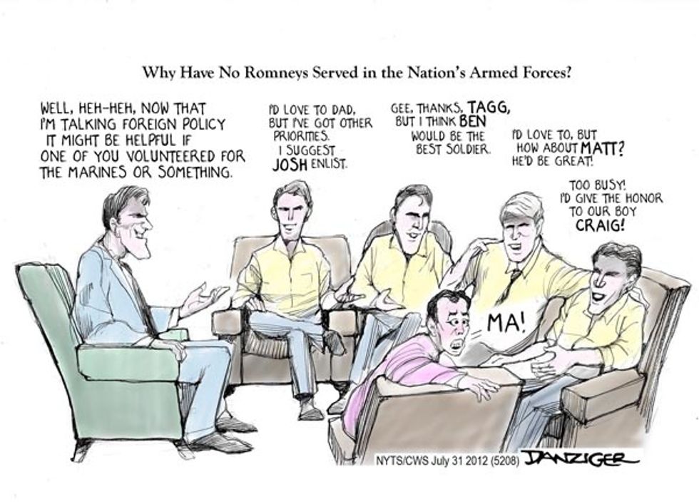 Why Have No Romneys Served In The Nation’s Armed Forces?