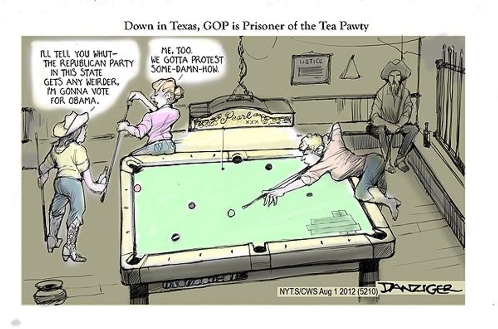 Down In Texas, GOP Is Prisoner Of The Tea Party