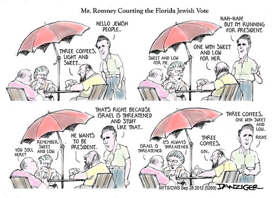Mr. Romney Courting The Florida Jewish Vote