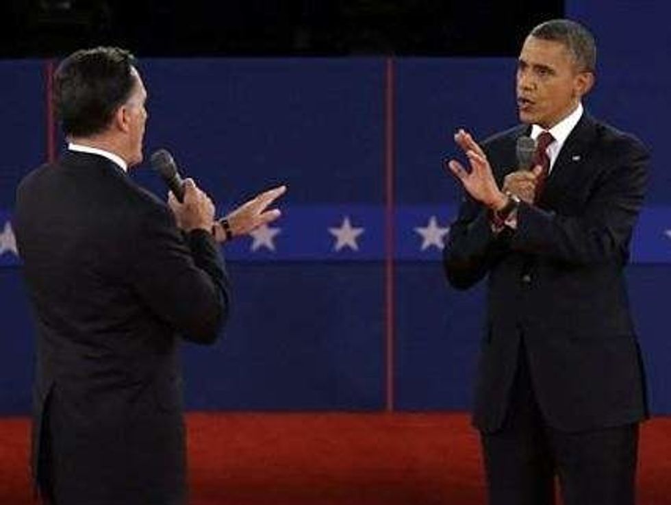 Obama Plays Offense Against ‘Severely Conservative’ Romney At Hofstra Debate