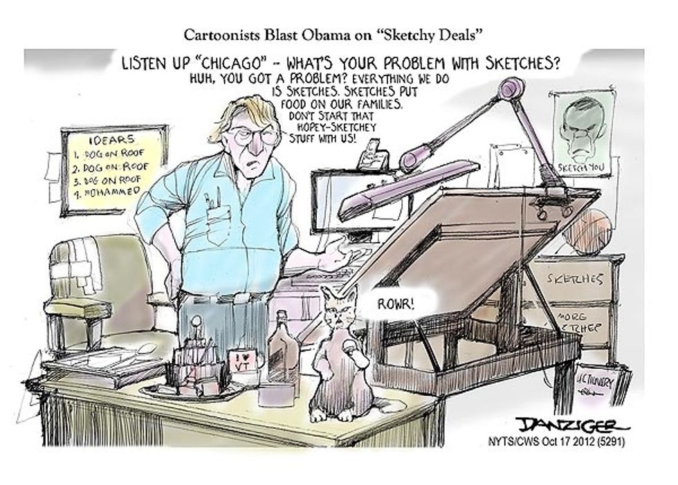 Cartoonists Blast Obama On ‘Sketchy Deals’