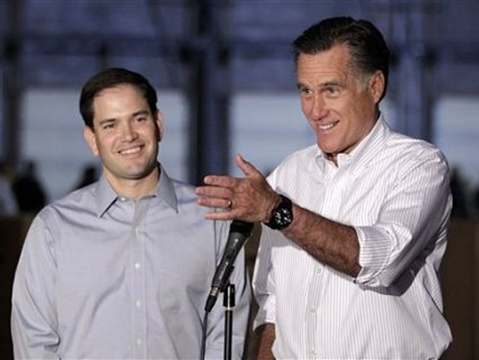 Rubio Breaks With Romney On China