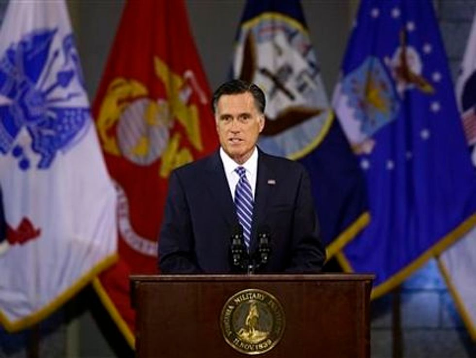 Romney Offers Much Criticism, Few Solutions In Foreign Policy Speech