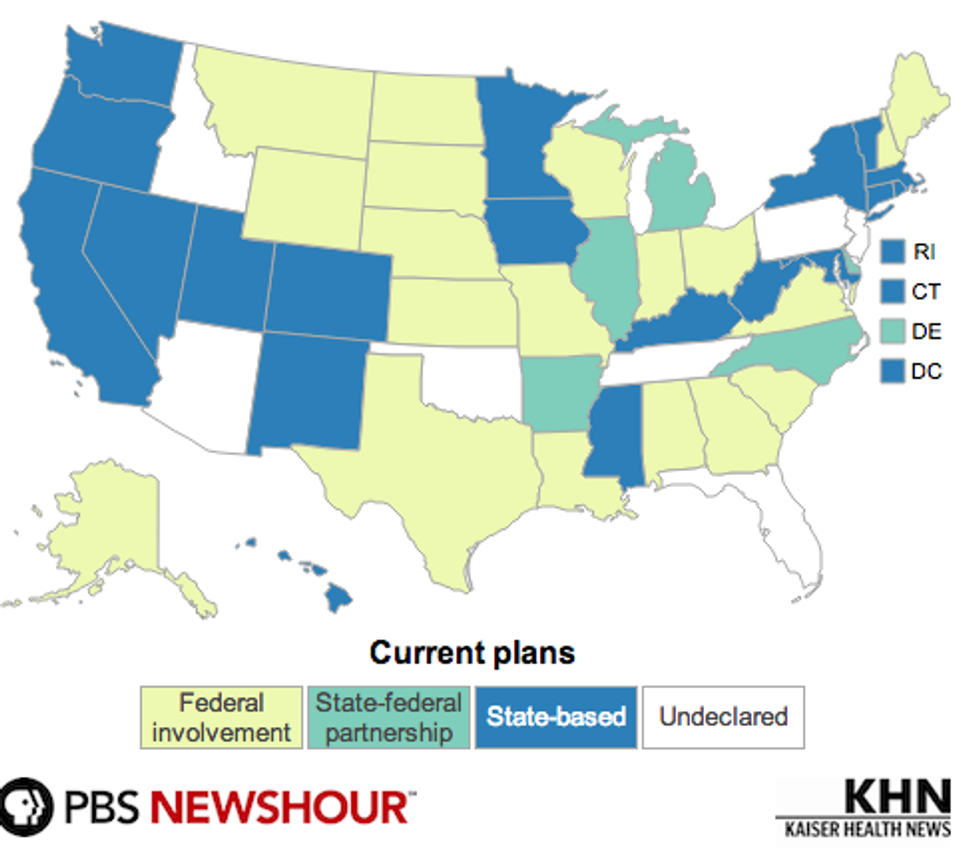 Why Do GOP Governors Want A Federal Takeover Of Their Health Care Exchanges?