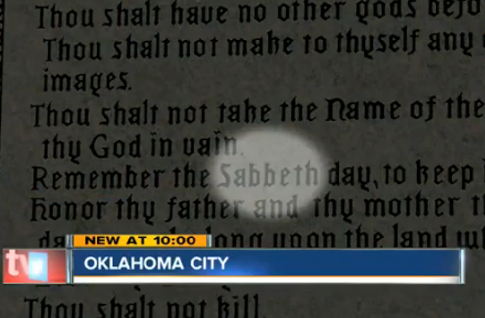 Ten Commandments Typos Highlight Why Monument Doesn’t Belong At State Capitol