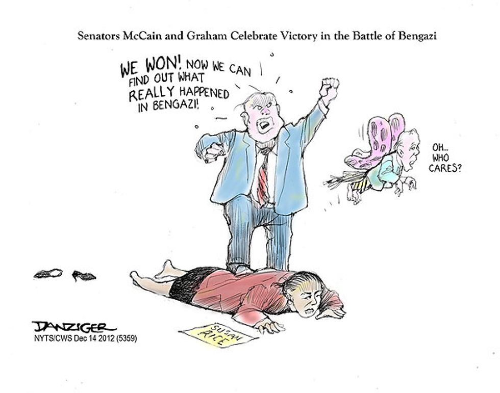 Senators McCain And Graham Celebrate Victory