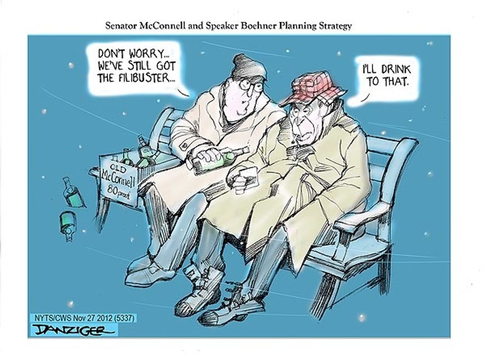 Senator McConnell And Speaker Boehner Planning Strategy