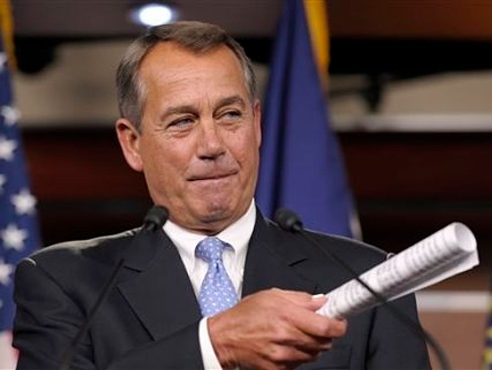 Boehner: No Difference Between Raising Revenue From Middle Class Or Wealthy