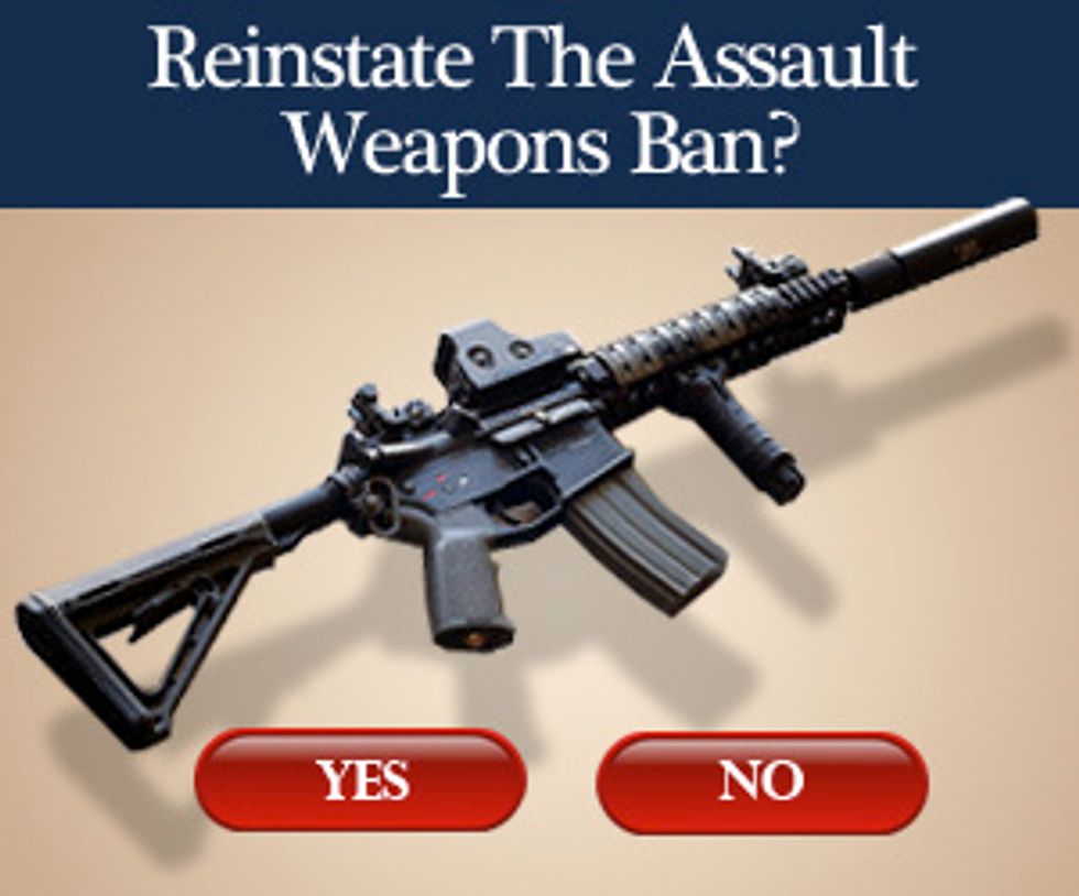 Reinstate The Assault Weapons Ban?