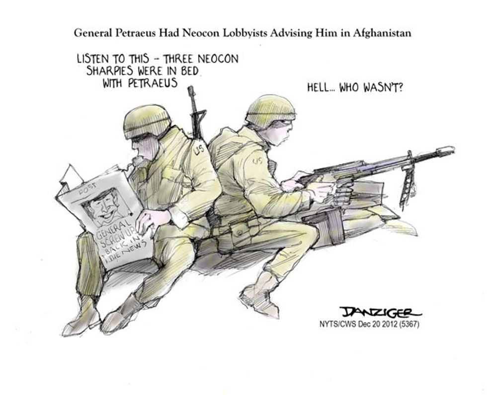 General Petraeus Had Neocon Lobbyists Advising Him In Afghanistan