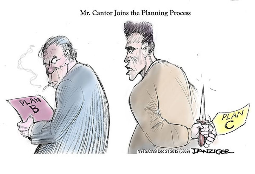 Mr. Cantor Joins The Planning Process