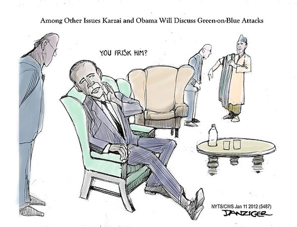Karzai Visits The White House