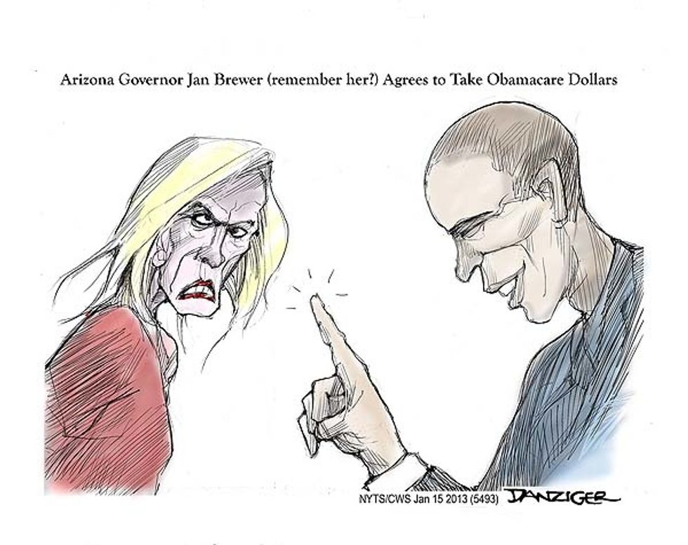 Arizona Governor Jan Brewer Agrees To Take Obamacare Dollars