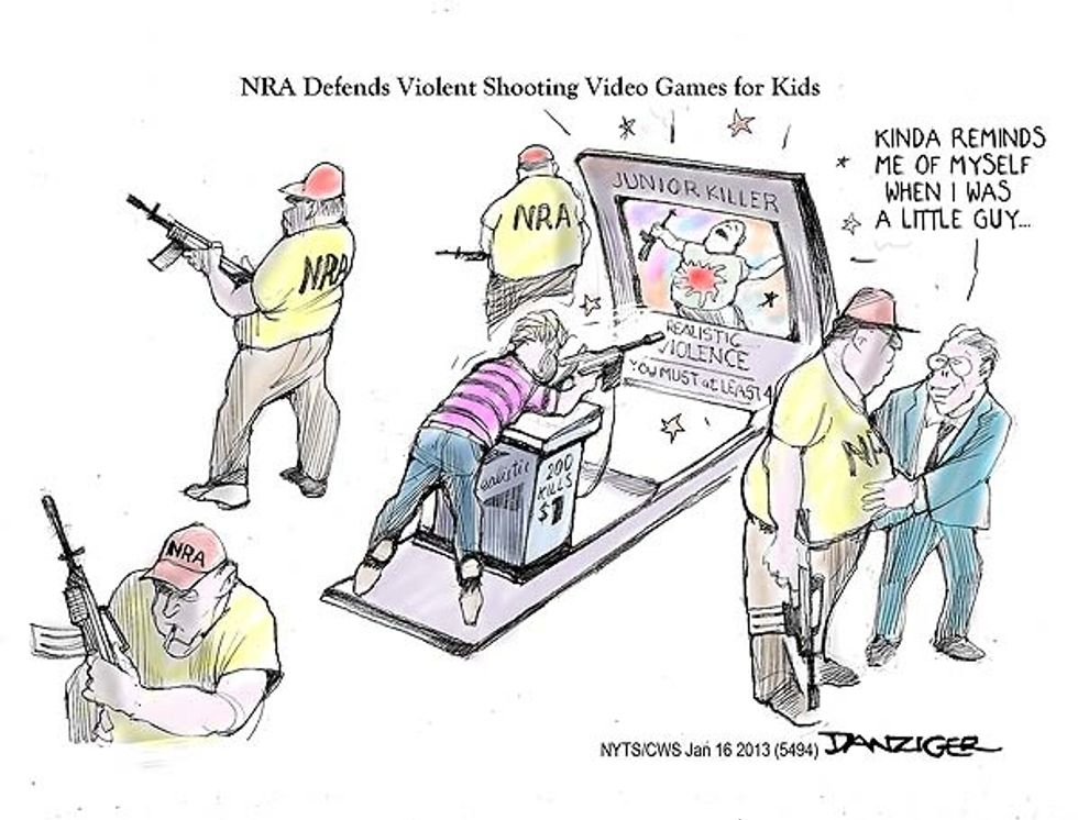 NRA Defends Violent Shooting Video Games For Kids