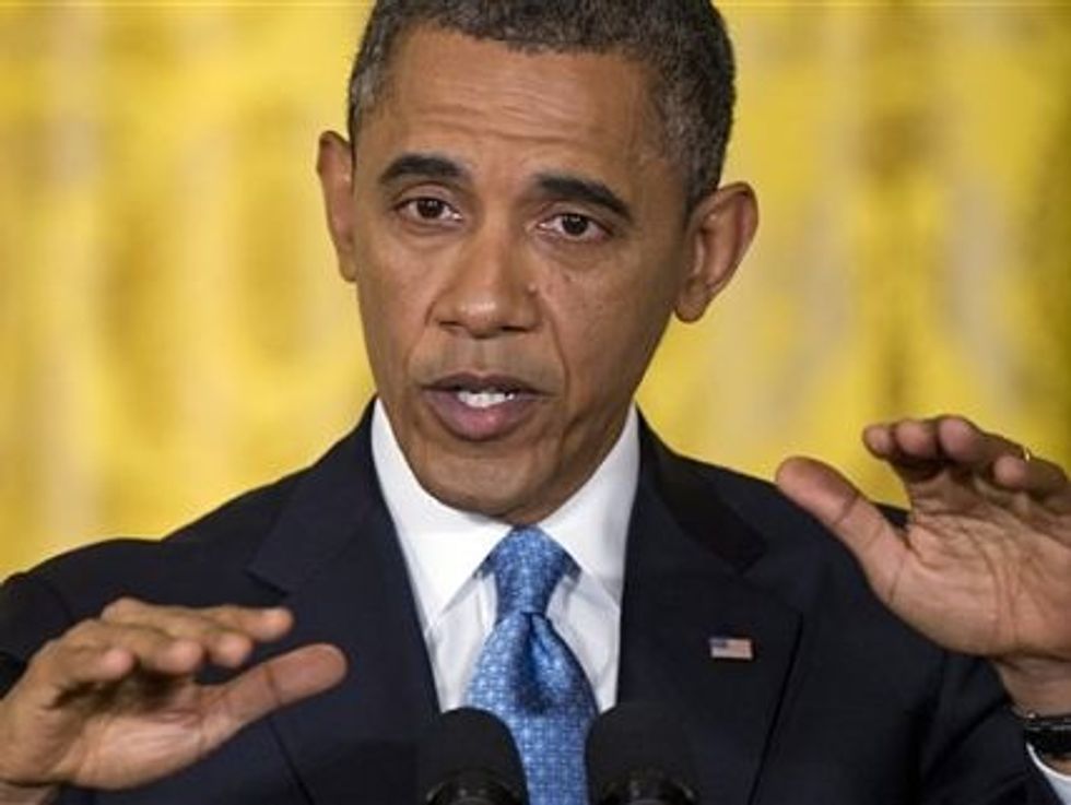 Showing Resolve, Obama Pushes Republicans Toward Surrender