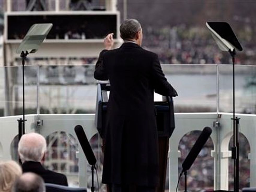 For Obama, More Prose Than Poetry In Second Inaugural