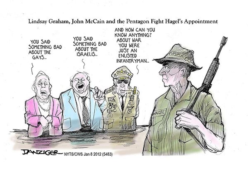 Lindsey Graham, John McCain And The Pentagon Fight Hagel’s Appointment