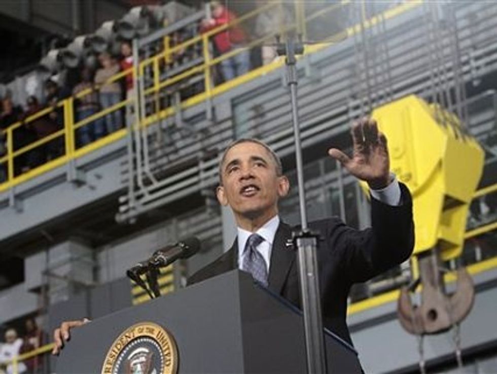 WATCH: Obama Slams House For Sequester At Event With GOP Congressman