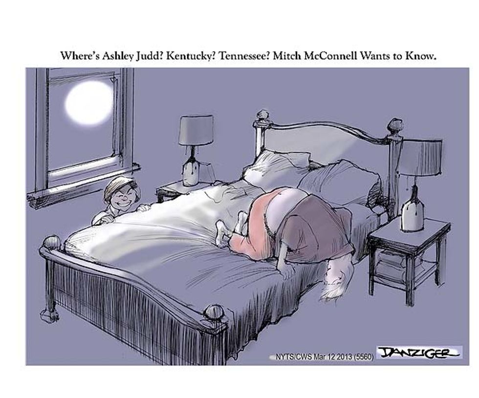 Where’s Ashley Judd? Mitch McConnell Wants To Know