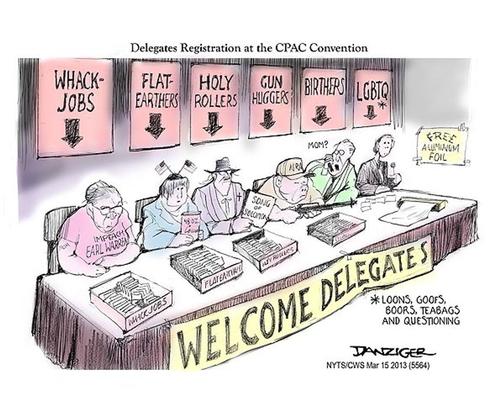 Delegates Registration At The CPAC Convention