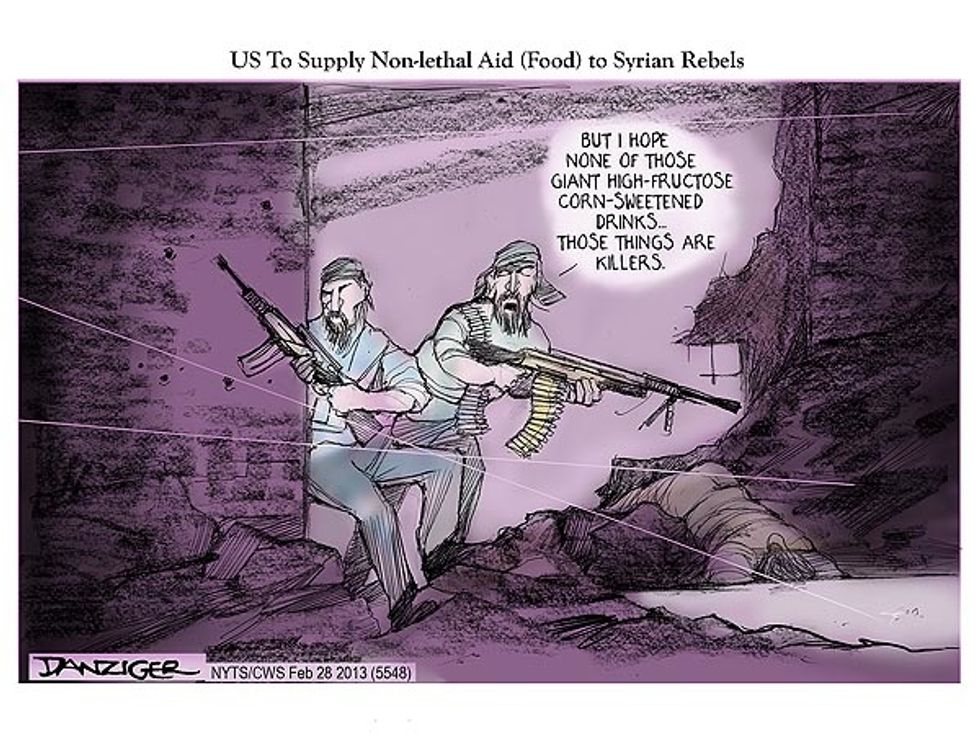 U.S. To Supply Non-Letal Aid To Syrian Rebels