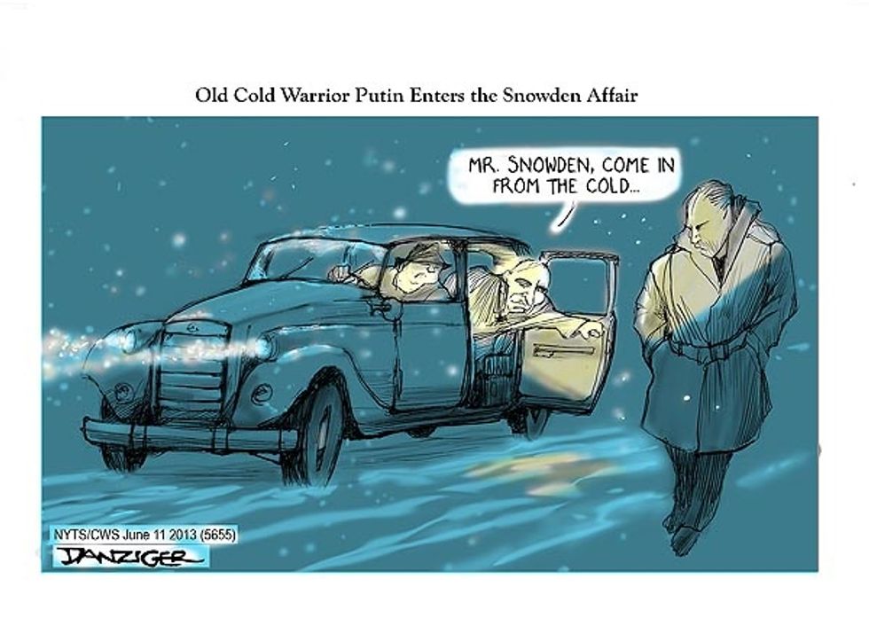 Old Cold Warrior Putin Enters The Snowden Affair