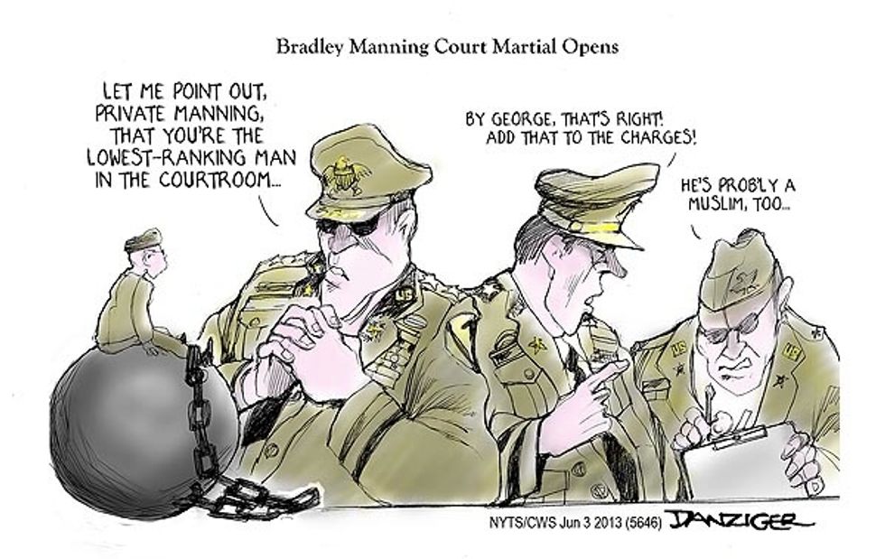 Bradley Manning Court Martial Opens