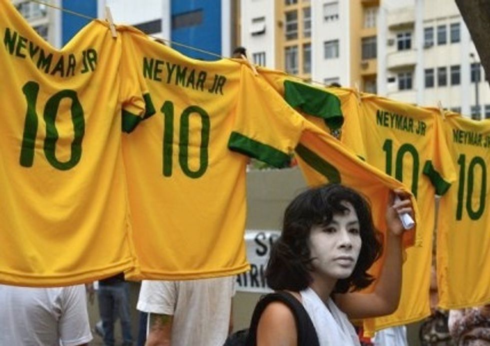 Keep Your Shirt On, Maracana Stadium Tells Fans