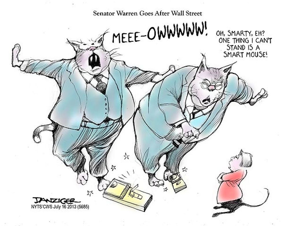 Senator Warren Goes After Wall Street