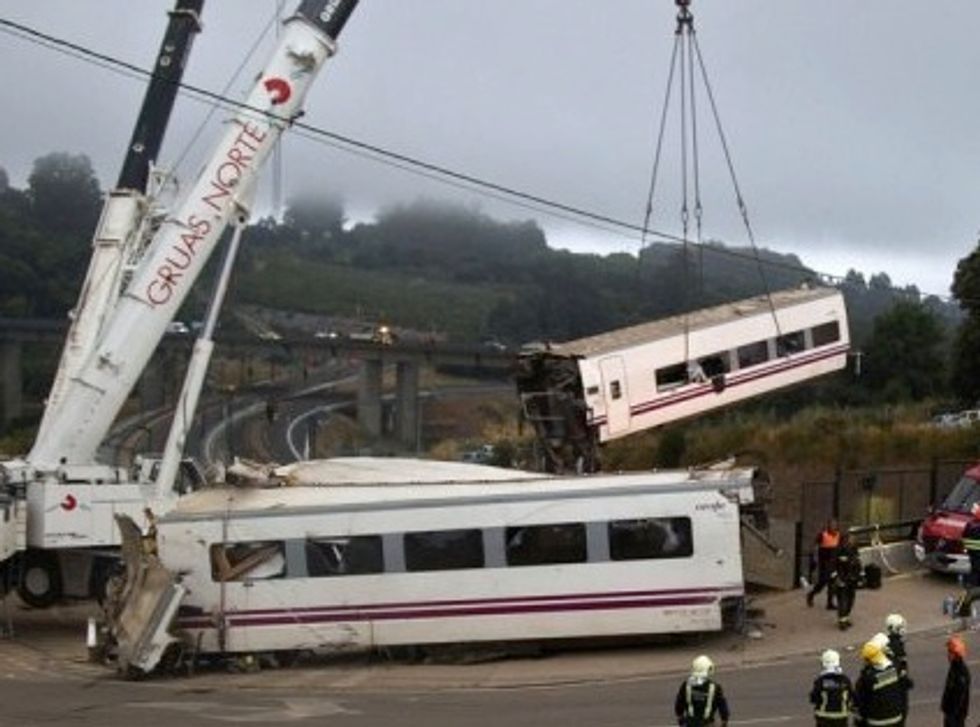 Police Hold Spain Train Crash Driver For ‘Recklessness’