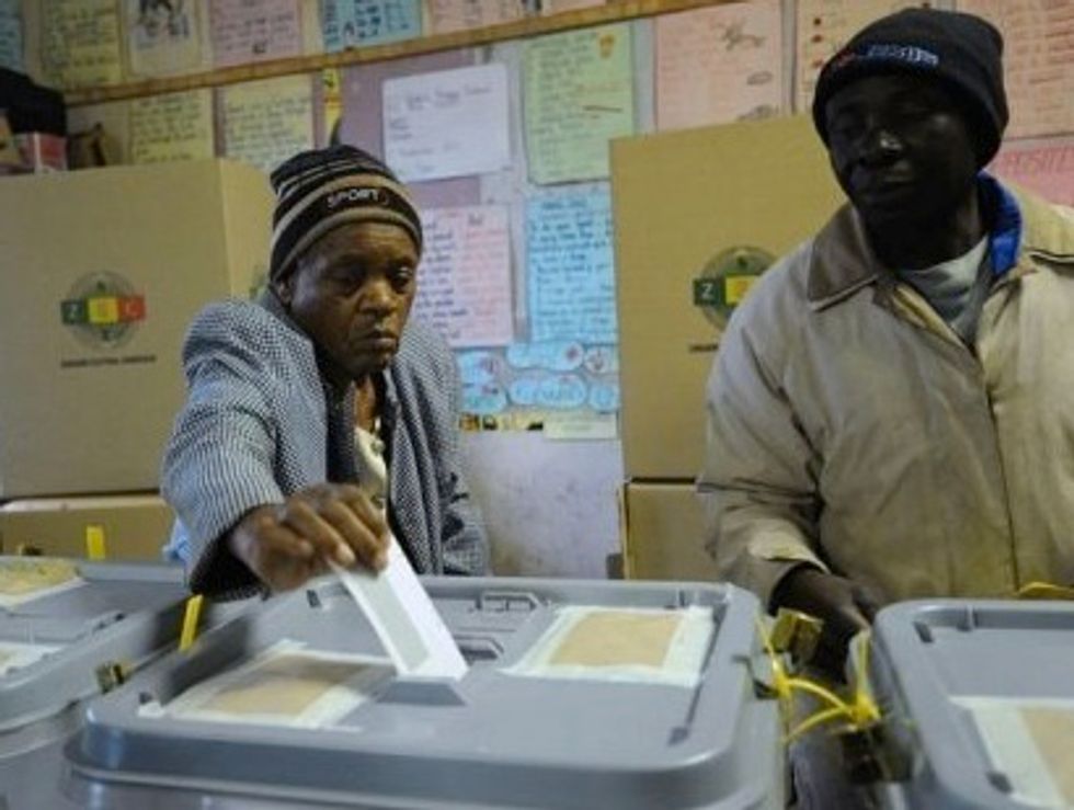 Zimbabwe Votes In Tense Presidential Election