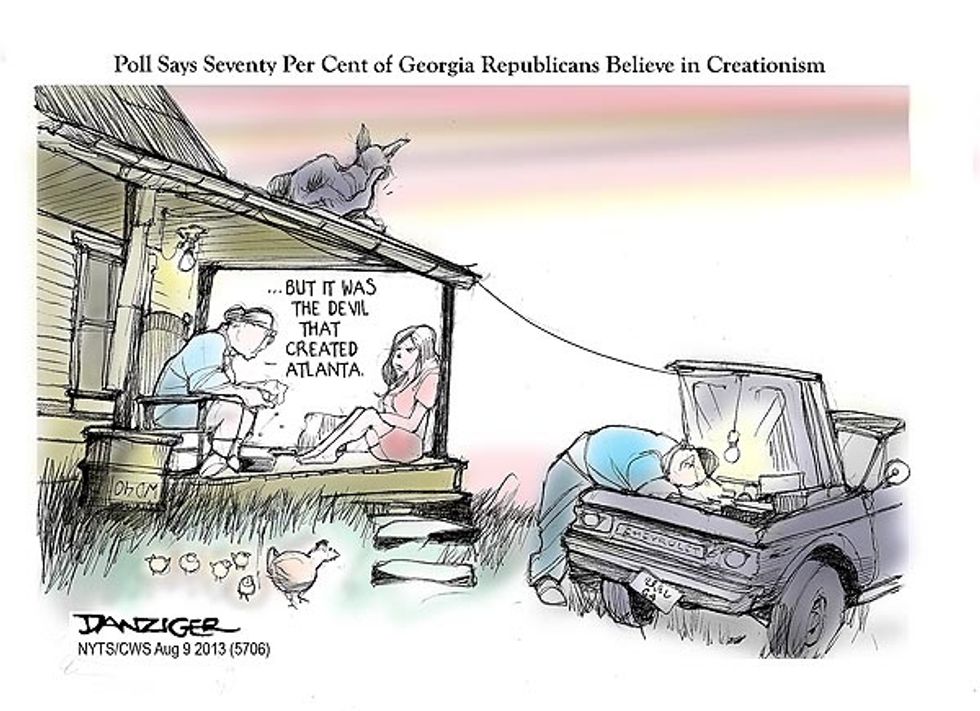 Poll Says 70 Percent Of Georgia Republicans Believe In Creationism
