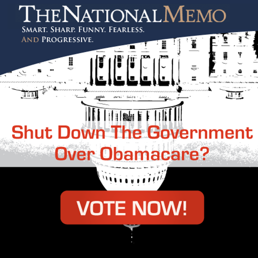 Shut Down The Government Over Obamacare?